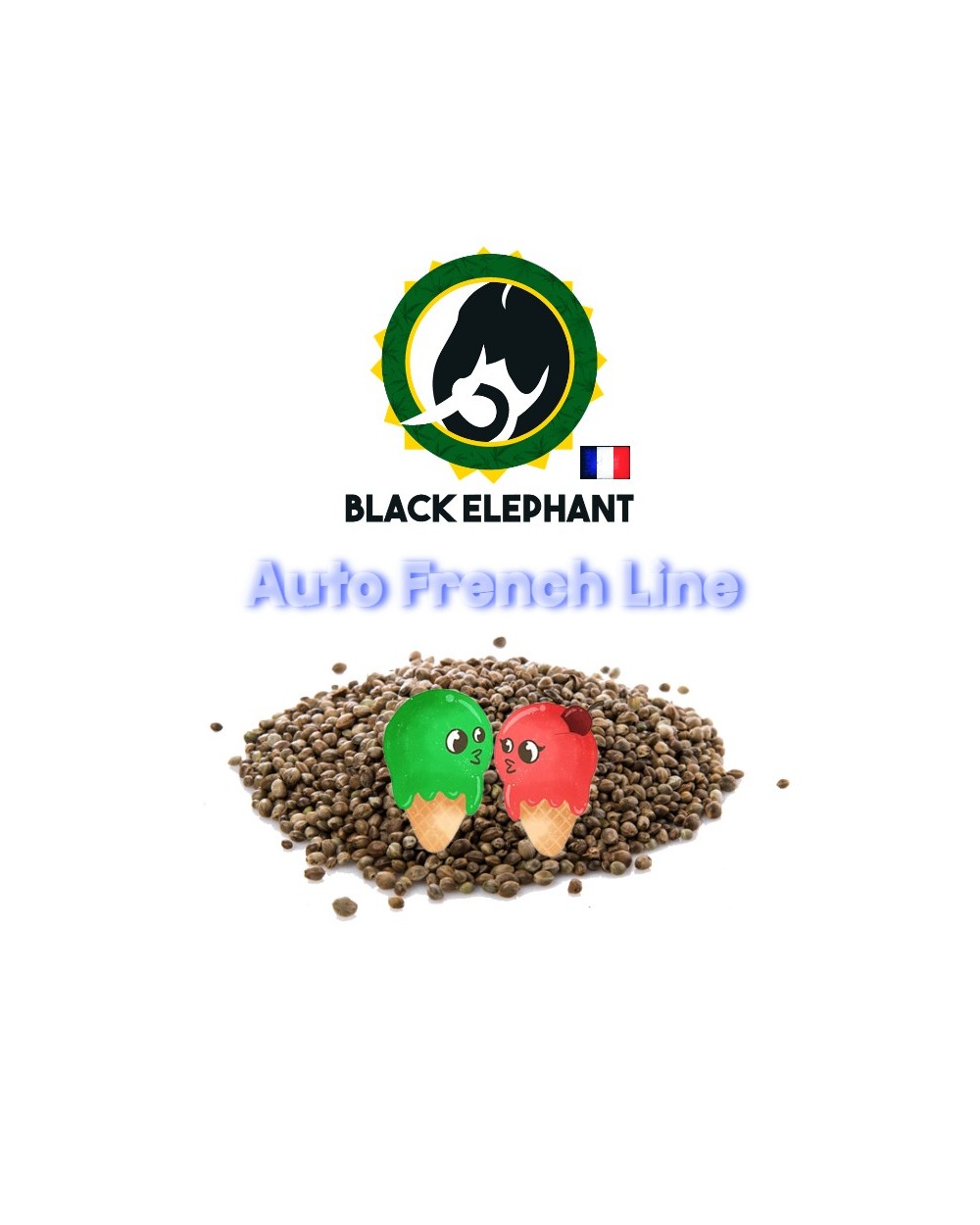 GELATO AUTO - BLACK ELEPHANT - AUTO FRENCH LINE