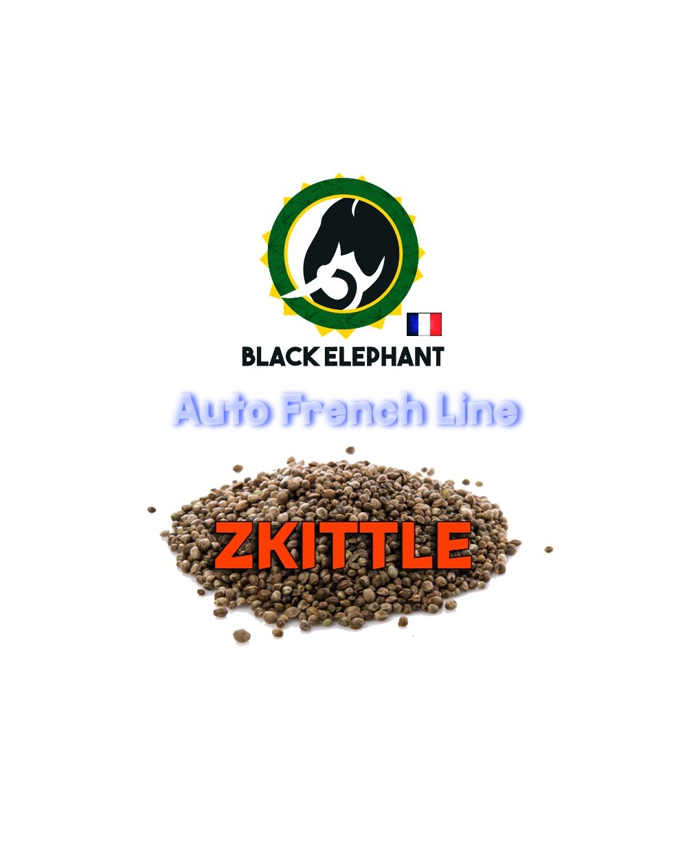 ZKITTLE AUTO - BLACK ELEPHANT - AUTO FRENCH LINE