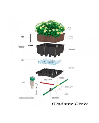 Huerto Urbano Modular con Riego - Cultiva Fácilmente en Espacios Reducidos
