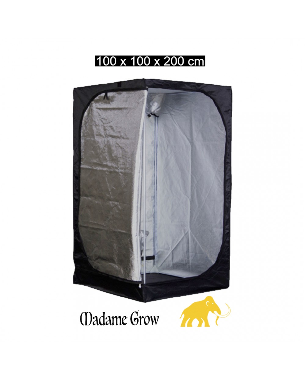 Hebitod Grow Tent, 40 x 40 x 120 cm, Grow Tent with Observation Window