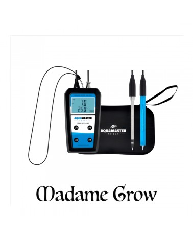 AquaMaster Combo Meter Substrat H600 Pro - Mesureur de pH, Température et TDS pour Culture Hydroponique