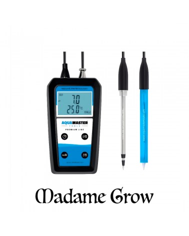 AquaMaster Combo Meter Sustrato H600 Pro - Medidor de pH, Temperatura y TDS para Cultivos Hidropónicos