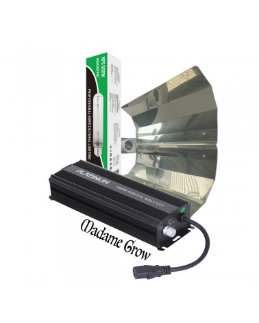 600 W Elektronisches Vorschaltgerät Kit + 600 W HPS Lampe + Glatter Reflektor