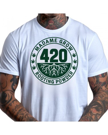 T-shirt 420 "Rooting Powder" - Madame Grow