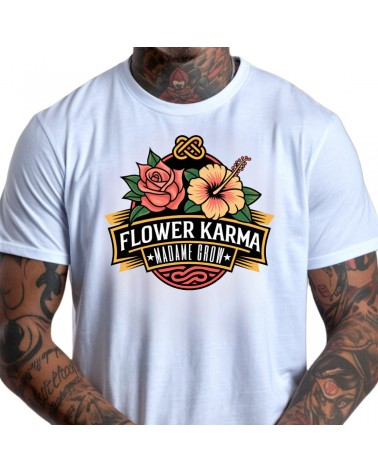 "Flower Karma" T-shirt - Madame Grow
