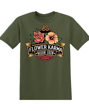 "Flower Karma" T-shirt - Madame Grow