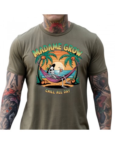 “Chill All Day” T-shirt - Madame Grow