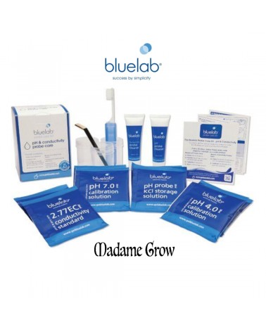 Kit de Nettoyage et de Calibrage des Sondes pH, EC et Temp Bluelab
