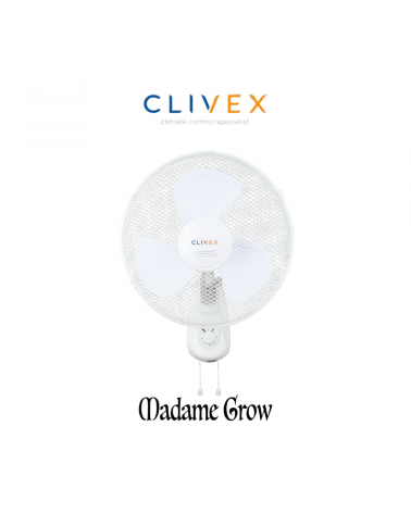 Ventilatore Clivex Eco da Parete 3 Velocità 40cm (40W) di Madame Grow
