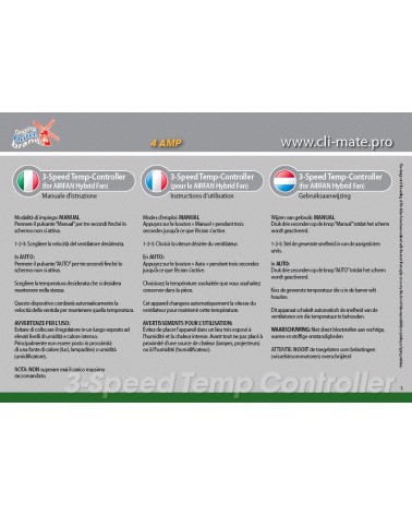 Contrôleur Température/Vitesse Cli-mate