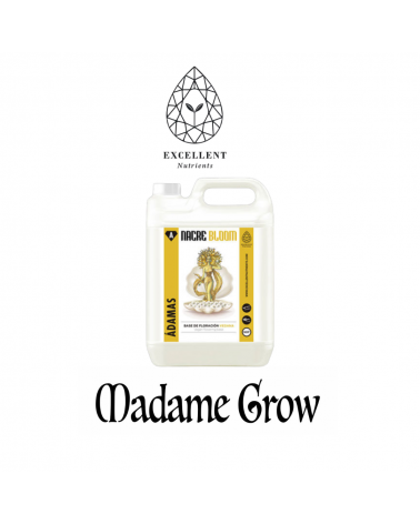 Nacre Bloom – Excellent Nutrients | Base de Floración Vegana con Microcarbono y Aminoácidos para Cultivos en Suelo