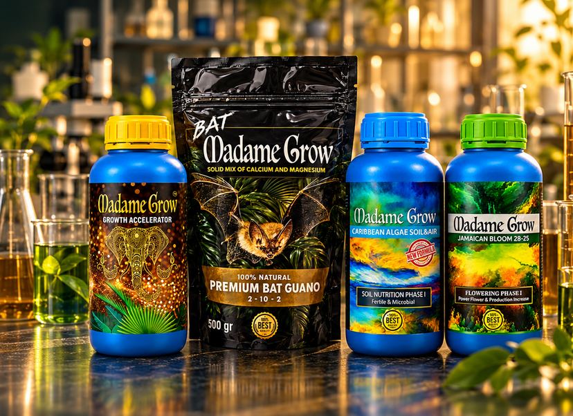 Madame Grow Dünger in unserem Labor