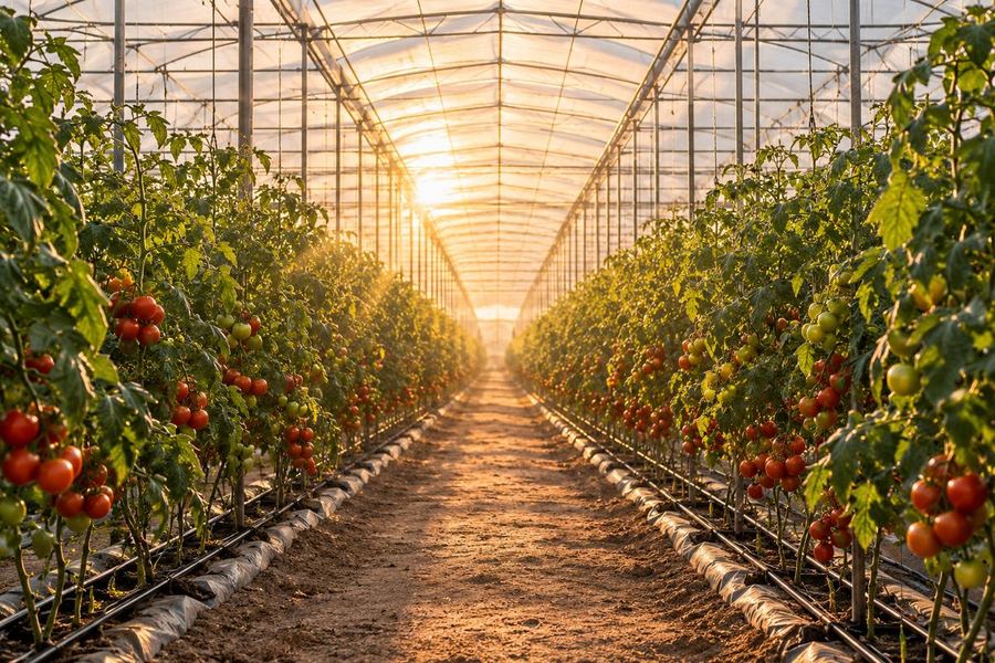 Gewächshaus der professionellen Landwirtschaft